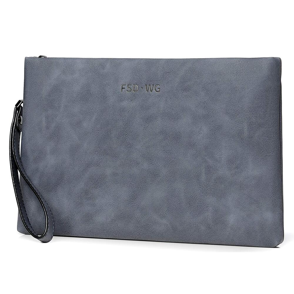 3472 Clutch Bag Man Purse Handbag 12 inches Large Hand Bag Big Clutch